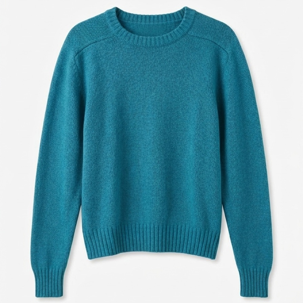Outback Red Teal Scoopneck Crew Sweater